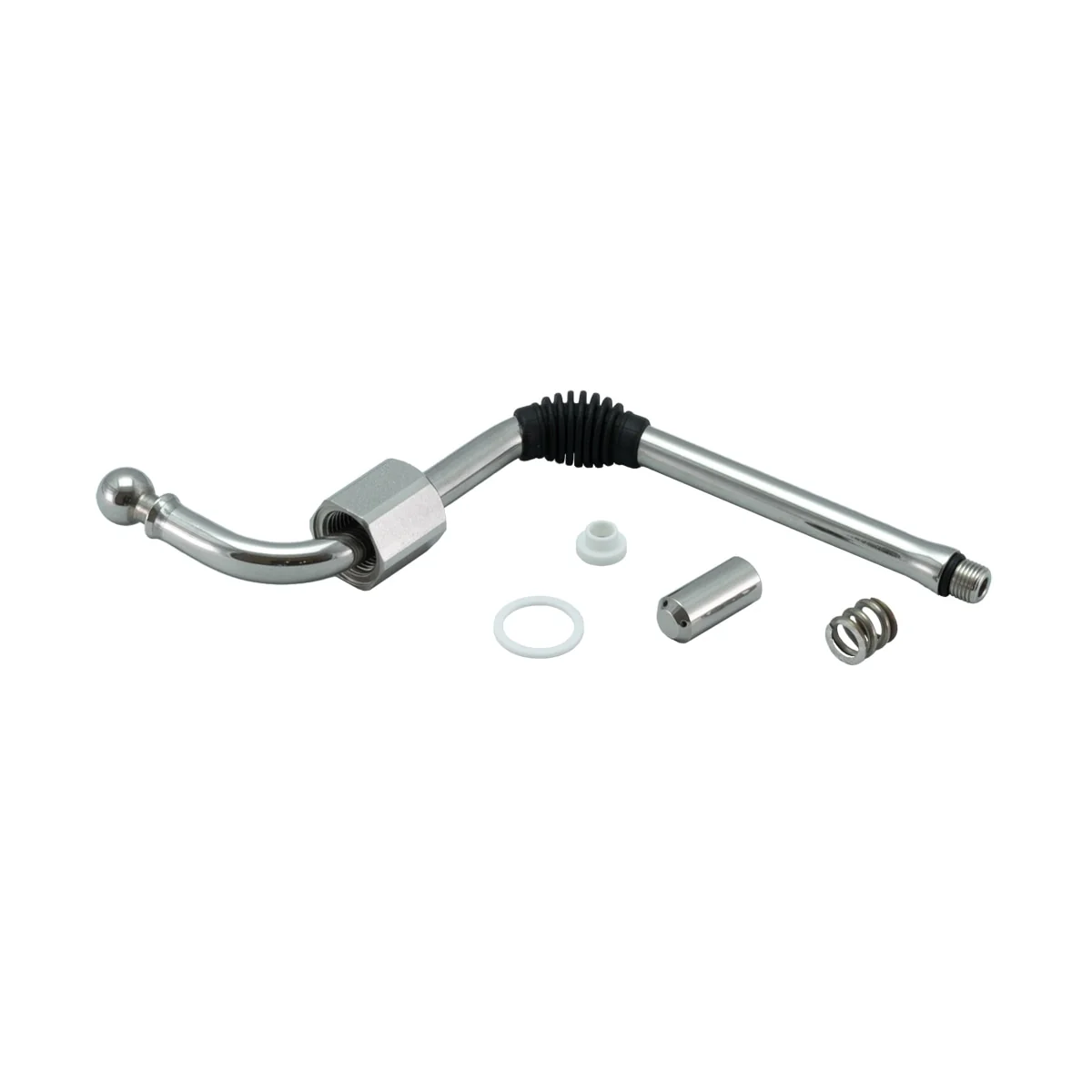 Rancilio 10706034 Steam Pipe+Joint Lg.25 Inox | Fits Classe 5 S & More